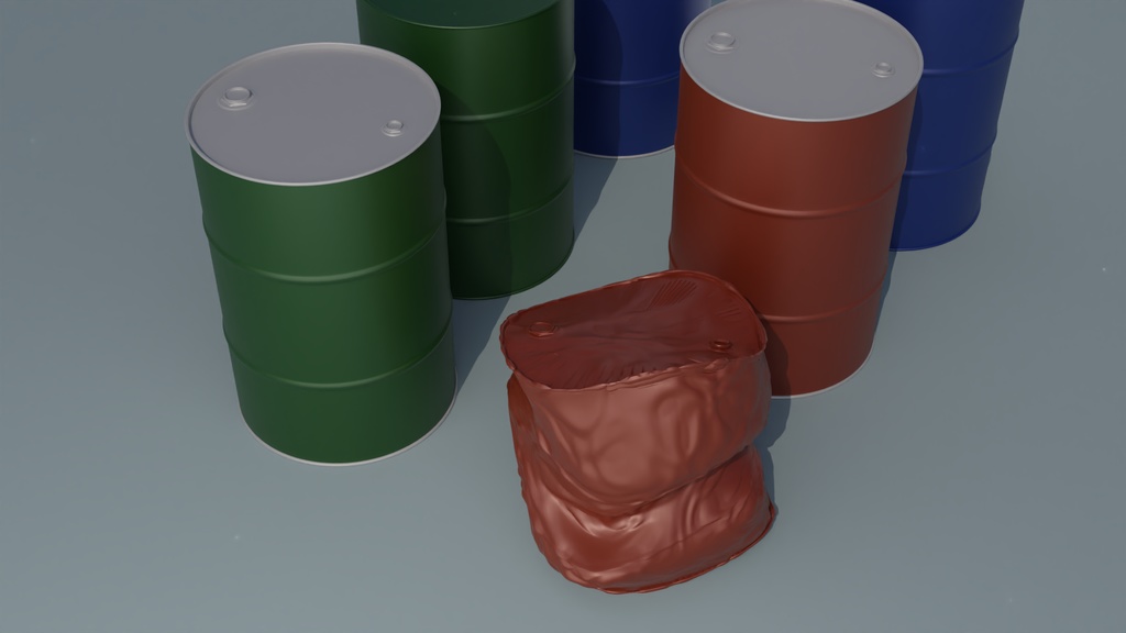 ドラム缶 3Dモデル