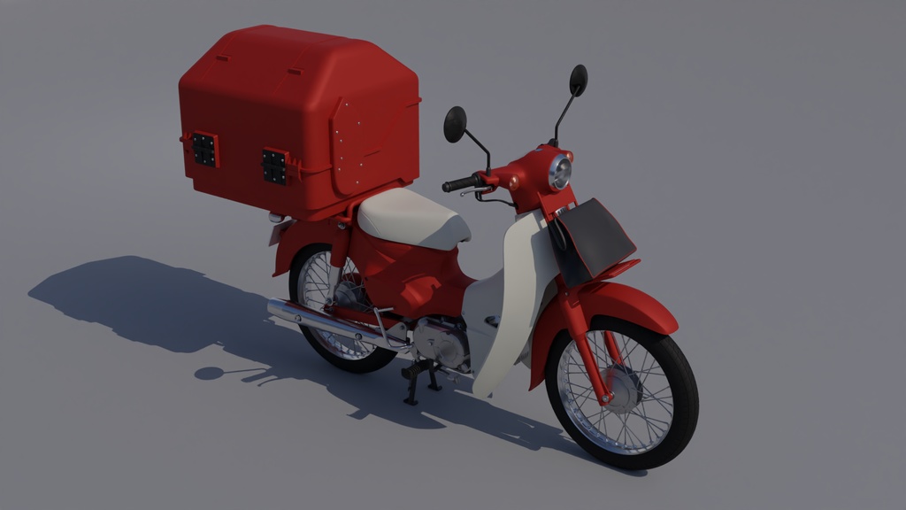 配達用キャリア 3Dモデル