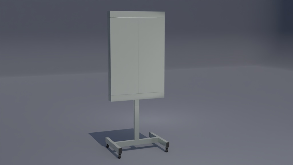 視力検査機 3Dモデル