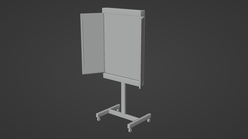 視力検査機 3Dモデル