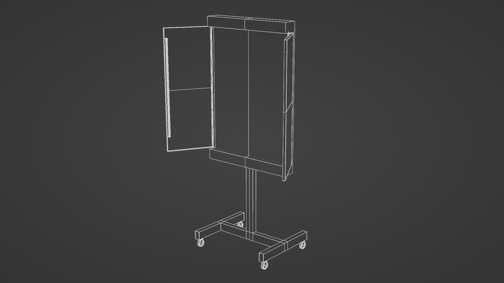 視力検査機 3Dモデル