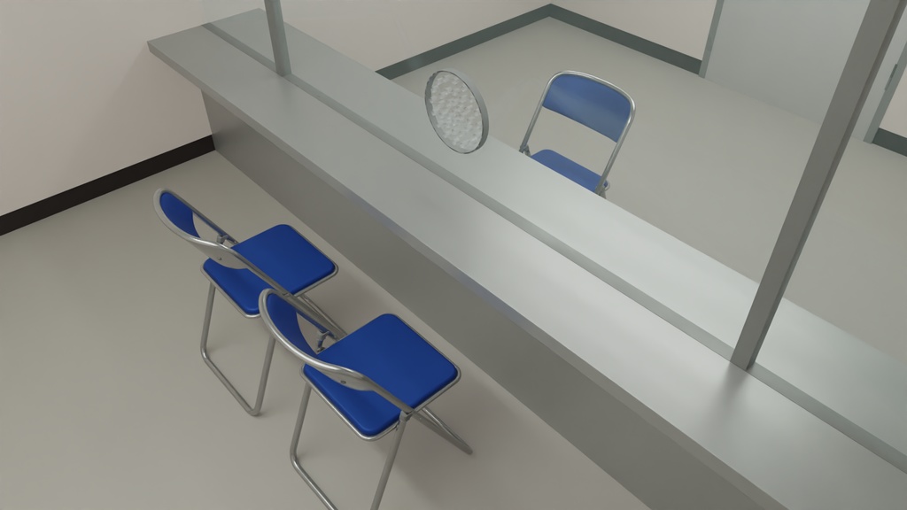 面会室 3Dモデル