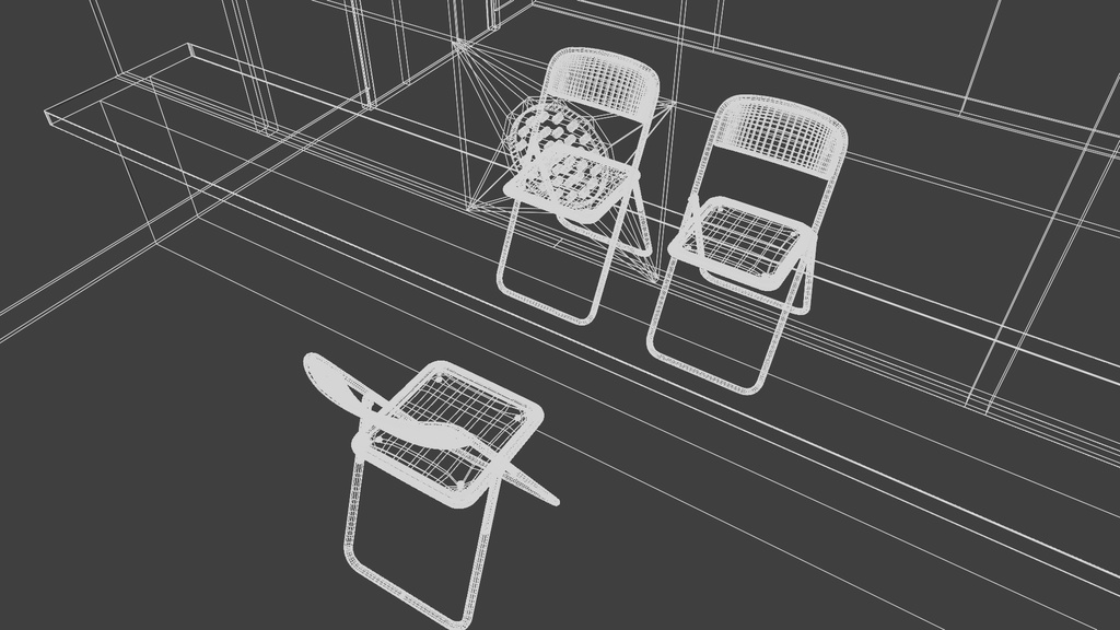 面会室 3Dモデル