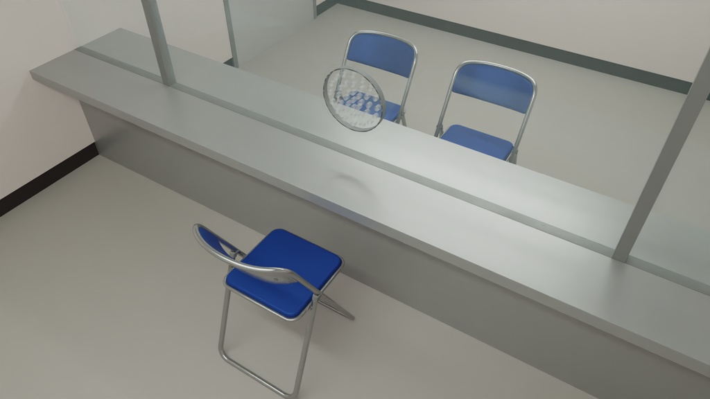 面会室 3Dモデル