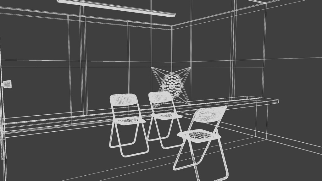 面会室 3Dモデル