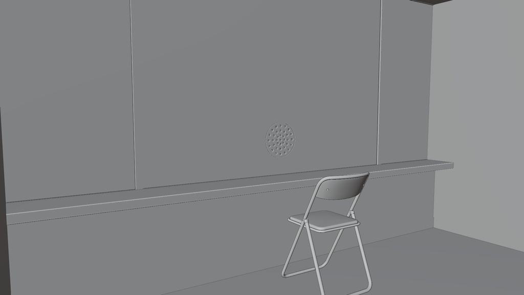 面会室 3Dモデル