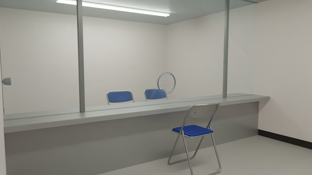 面会室 3Dモデル
