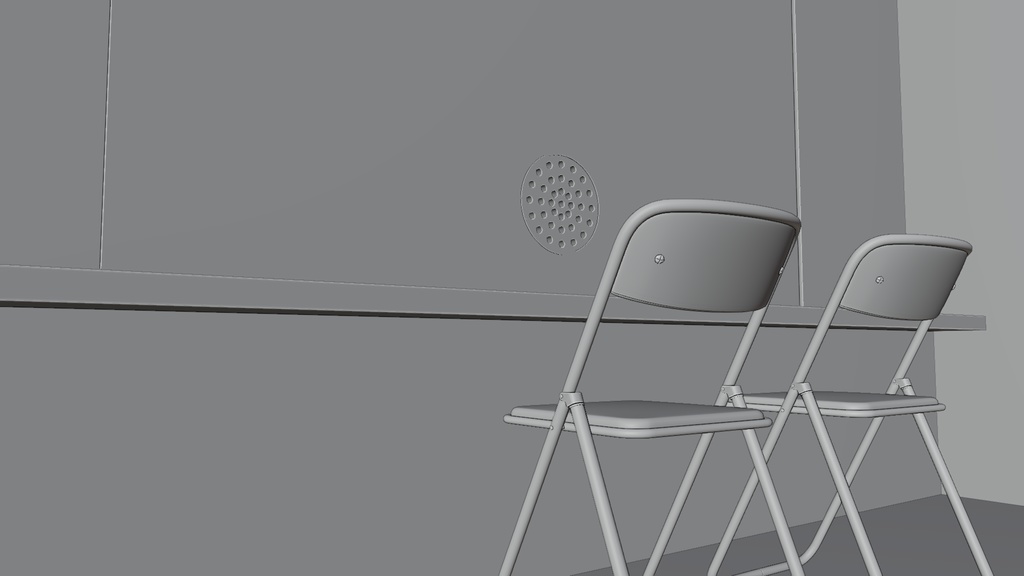 面会室 3Dモデル