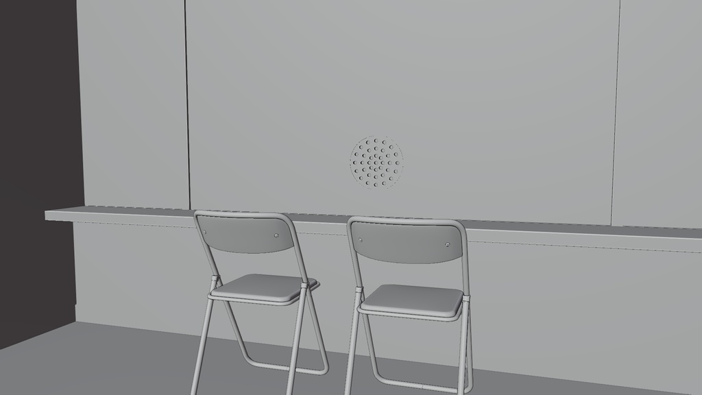 面会室 3Dモデル