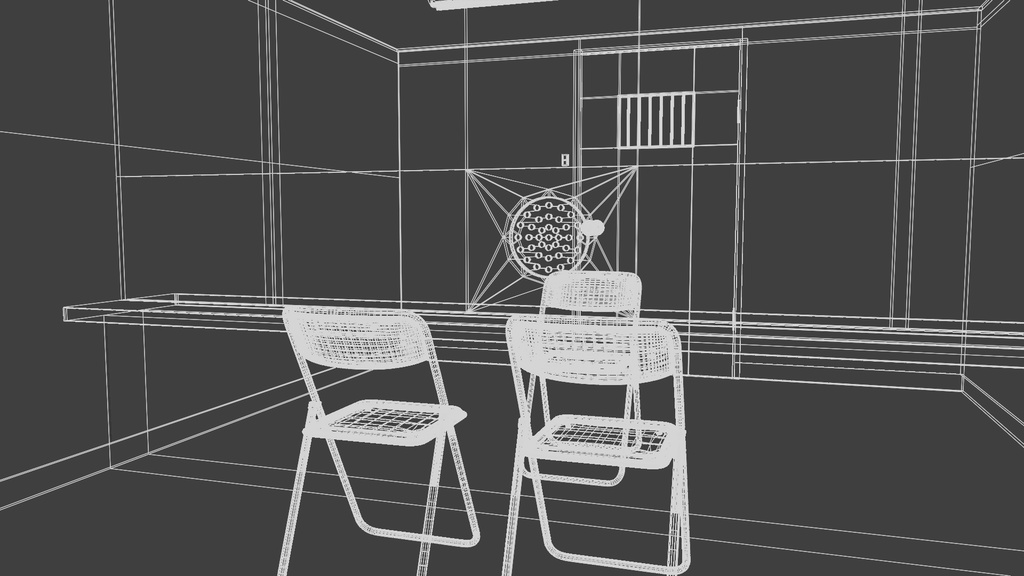 面会室 3Dモデル