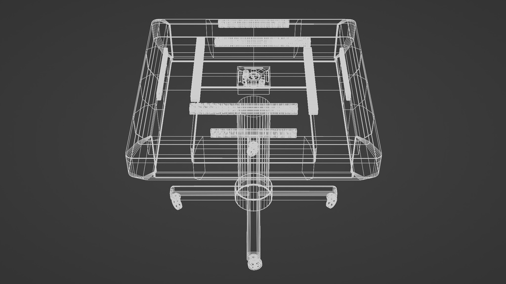 麻雀卓 3Dモデル