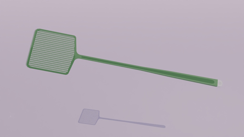 ハエたたき 3Dモデル