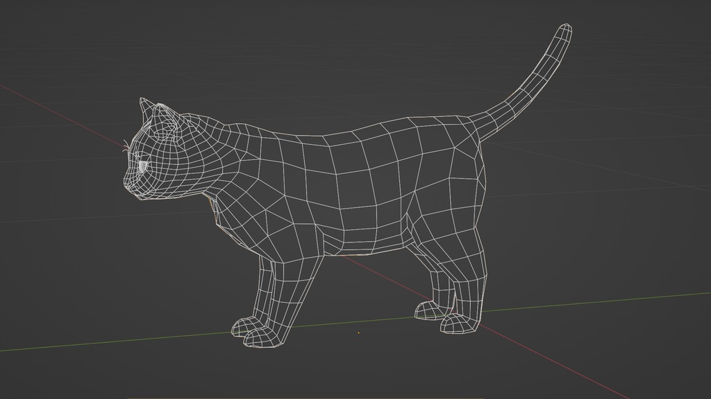 猫(茶トラ) 3Dモデル