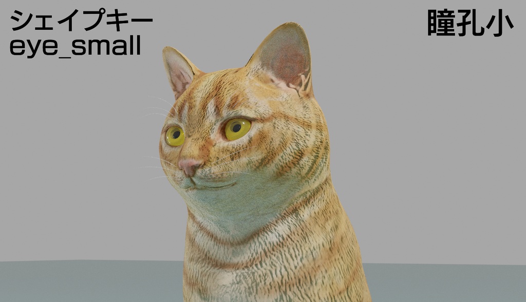 猫(茶トラ) 3Dモデル