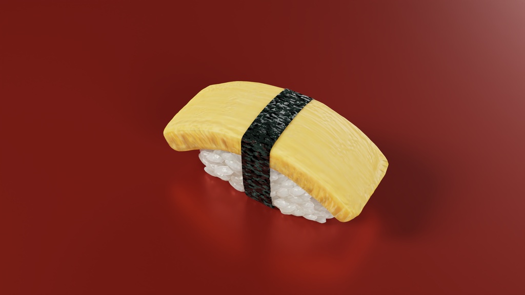 握り寿司A 3Dモデル