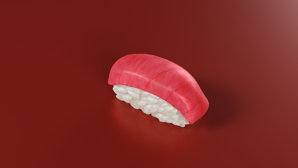 握り寿司A 3Dモデル