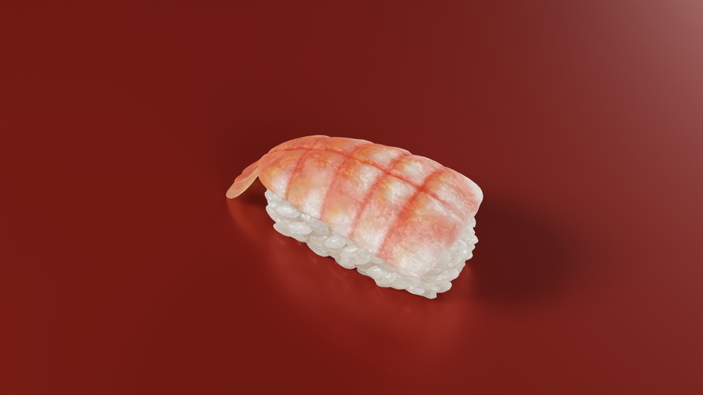握り寿司A 3Dモデル