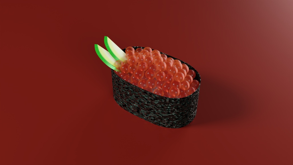 握り寿司A 3Dモデル