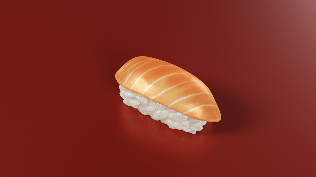 握り寿司A 3Dモデル