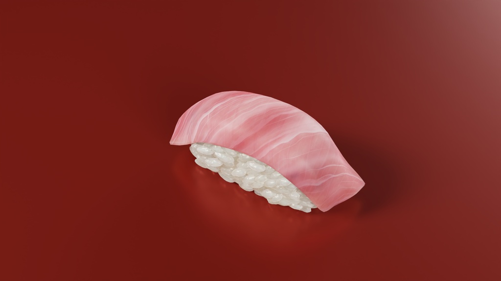 握り寿司B 3Dモデル