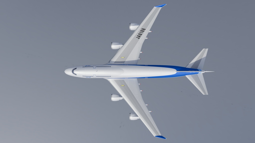 旅客機 3Dモデル