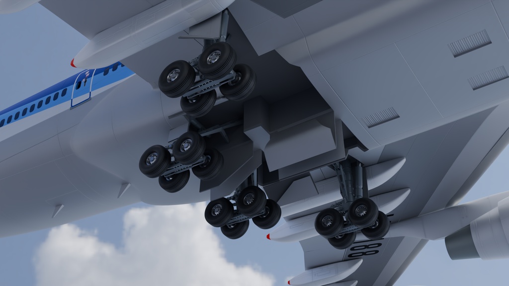 旅客機 3Dモデル