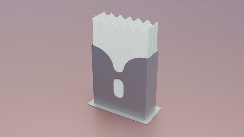 ナプキンスタンド 3Dモデル