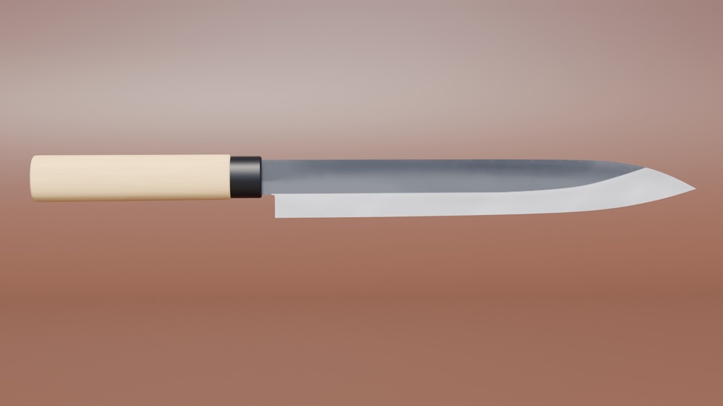 包丁セット 3Dモデル