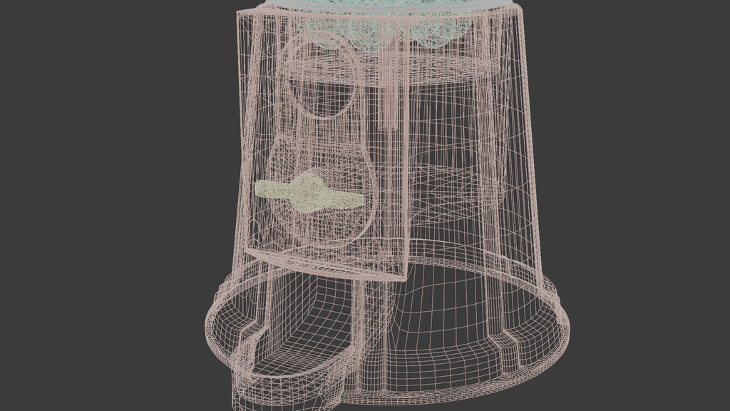 ガムボールマシン 3Dモデル