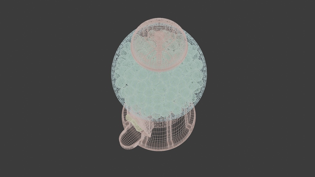 ガムボールマシン 3Dモデル