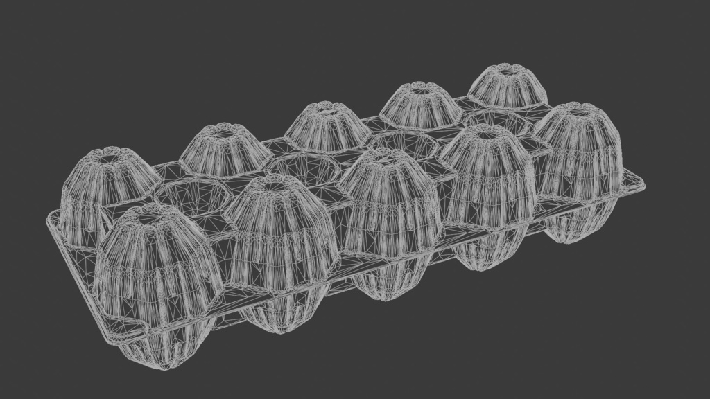 たまごパック 3Dモデル