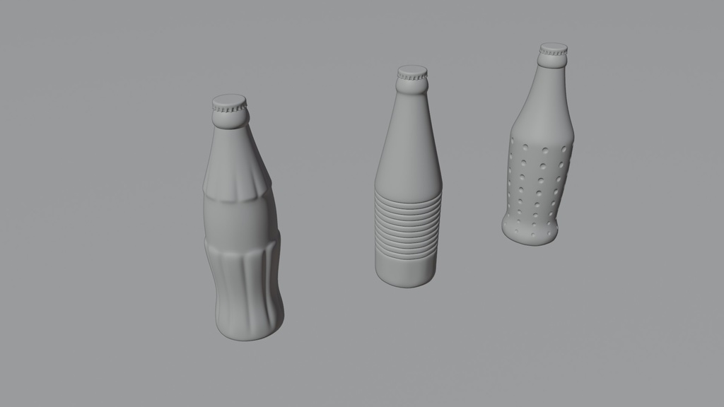 瓶ジュース 3Dモデル