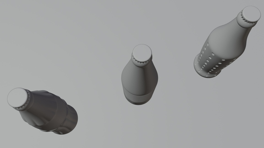 瓶ジュース 3Dモデル