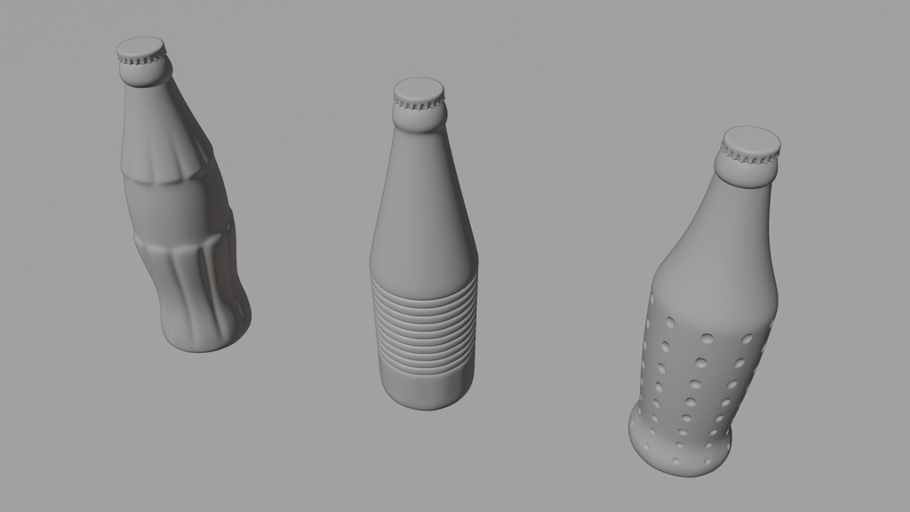 瓶ジュース 3Dモデル