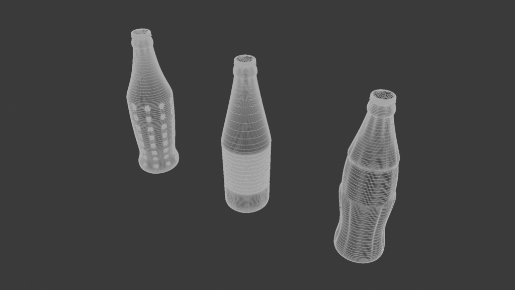 瓶ジュース 3Dモデル