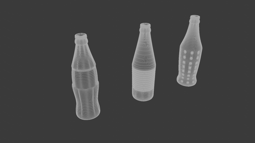 瓶ジュース 3Dモデル
