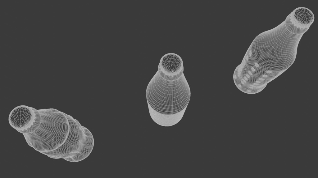 瓶ジュース 3Dモデル