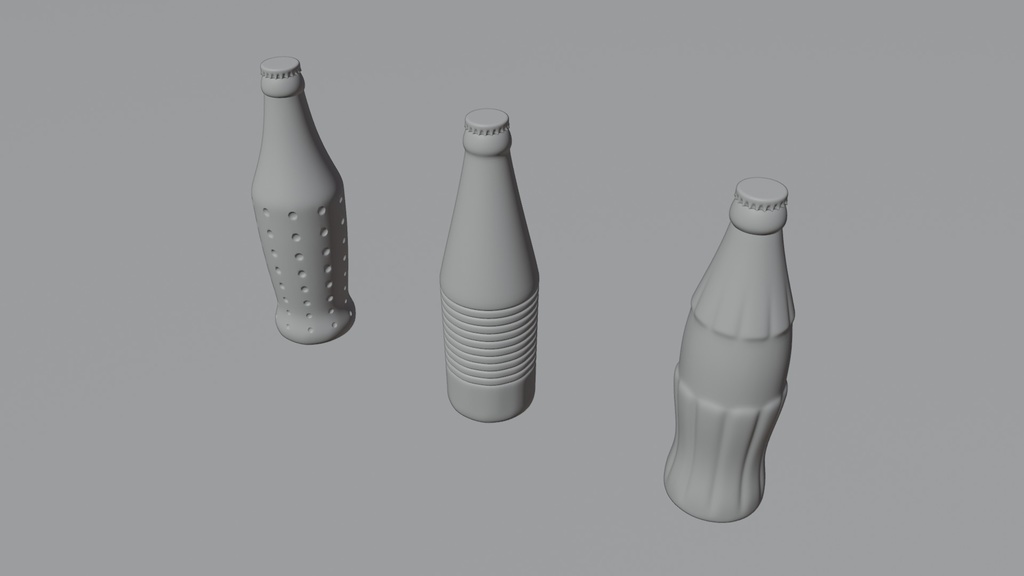 瓶ジュース 3Dモデル