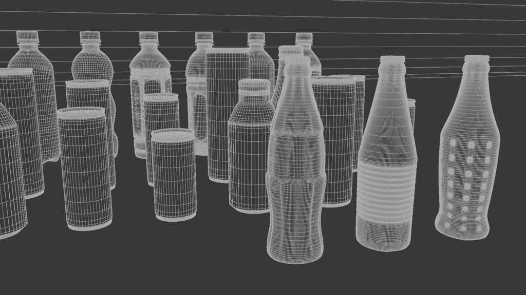 ドリンクセット 3Dモデル