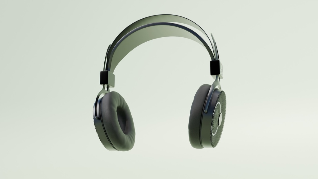 ヘッドフォン 3Dモデル