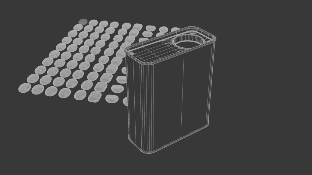 缶入りドロップス 3Dモデル