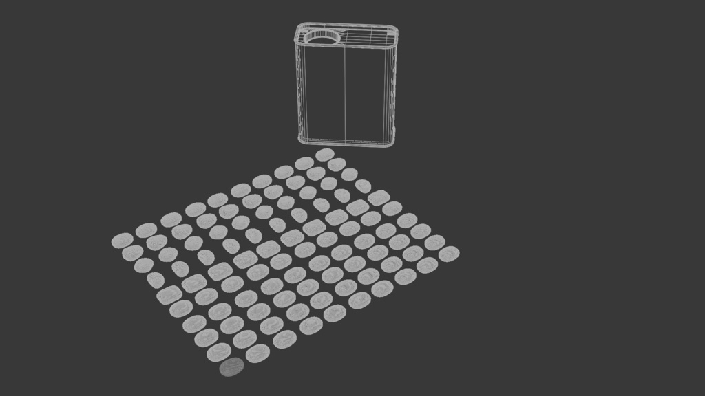 缶入りドロップス 3Dモデル