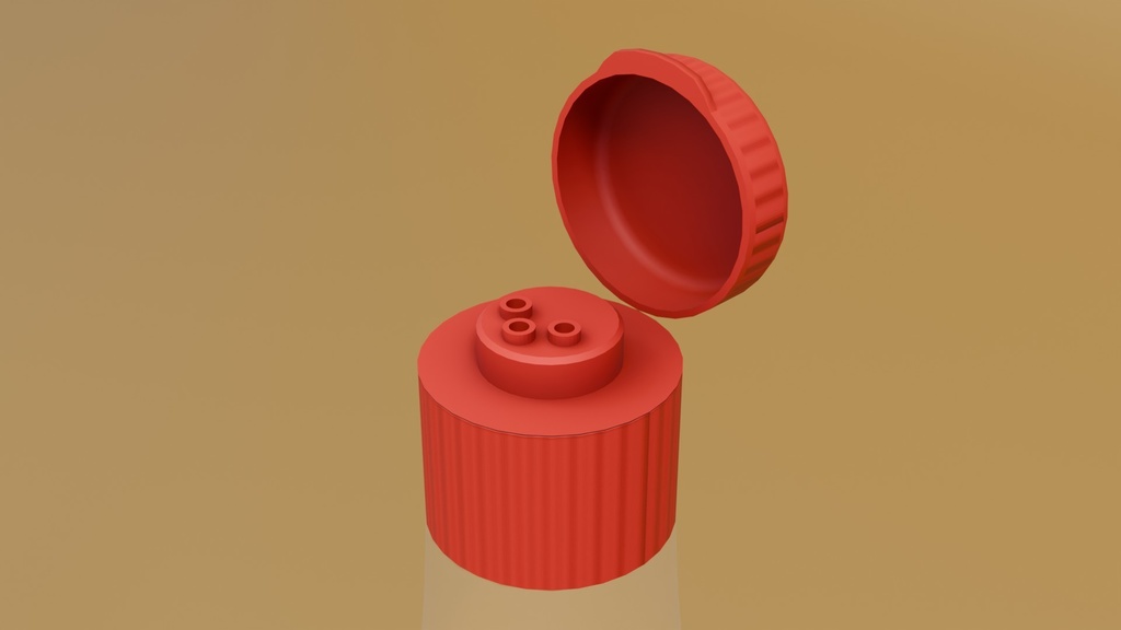 マヨネーズ&ケチャップ 3Dモデル