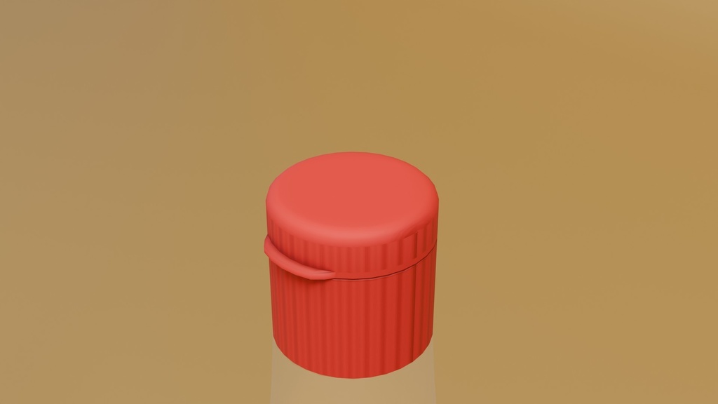 マヨネーズ&ケチャップ 3Dモデル