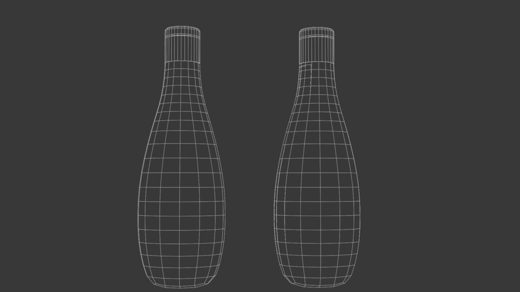 マヨネーズ&ケチャップ 3Dモデル