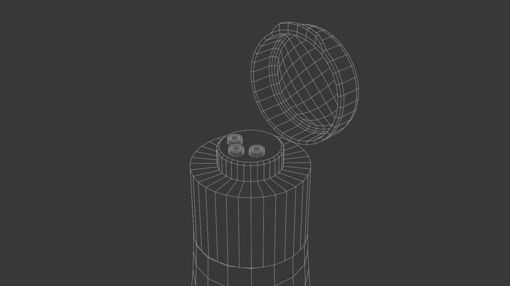 マヨネーズ&ケチャップ 3Dモデル