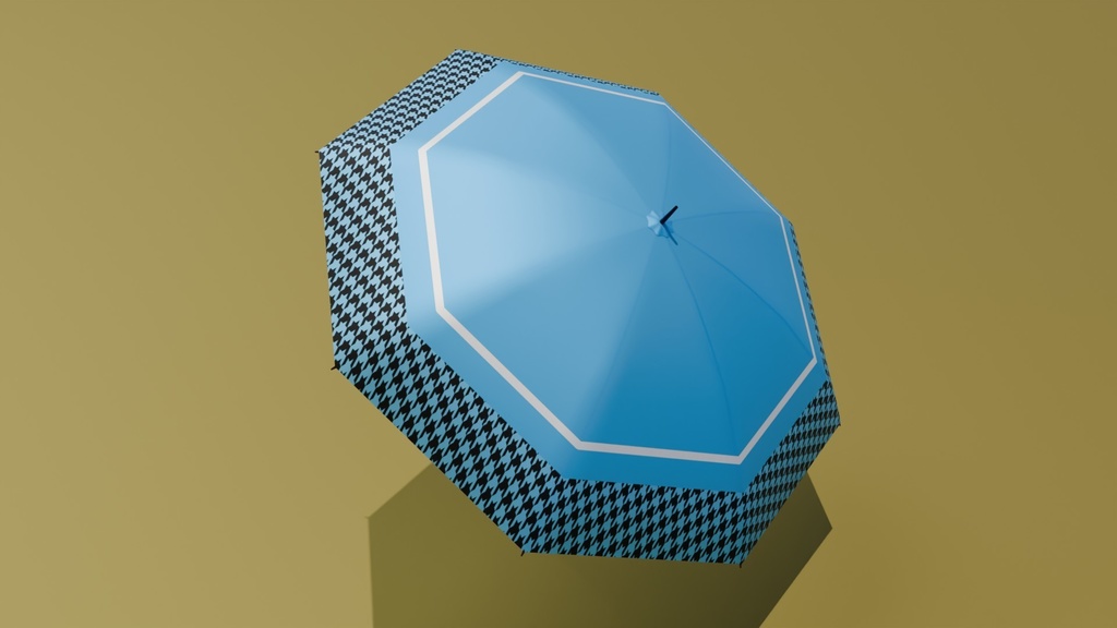 傘 3Dモデル