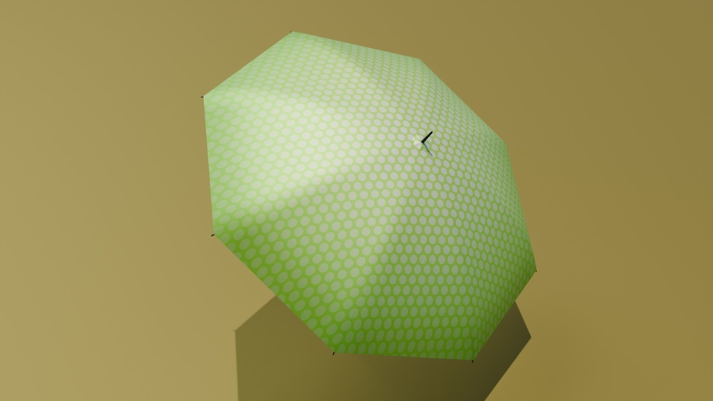 傘 3Dモデル