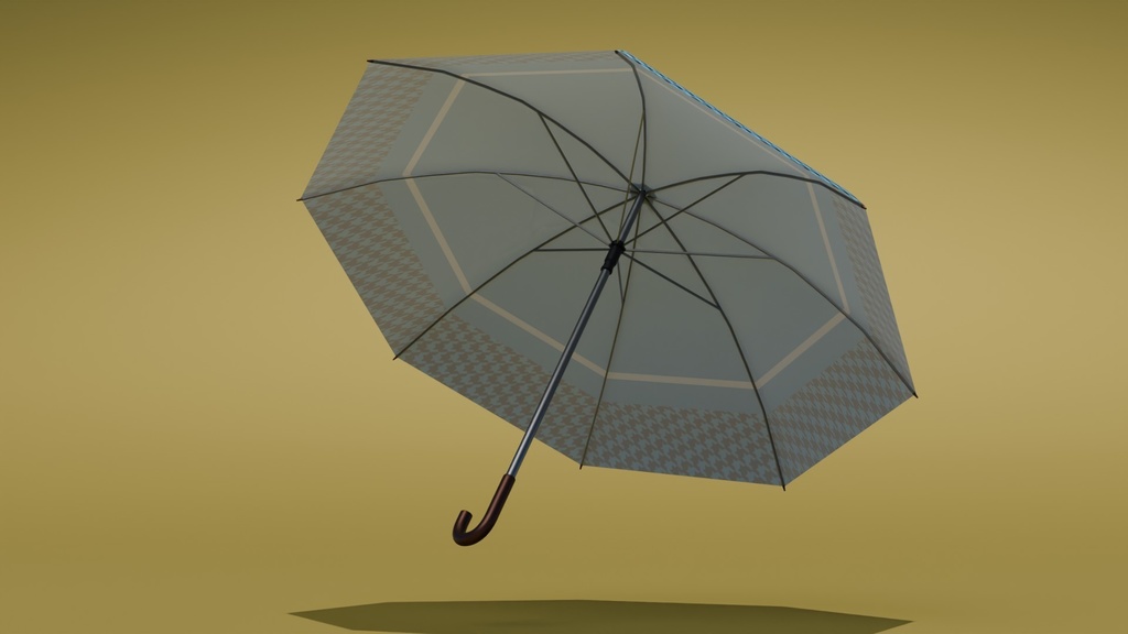 傘 3Dモデル