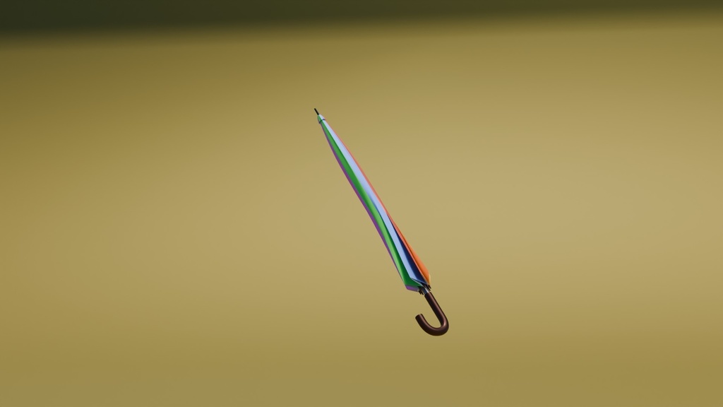 傘 3Dモデル